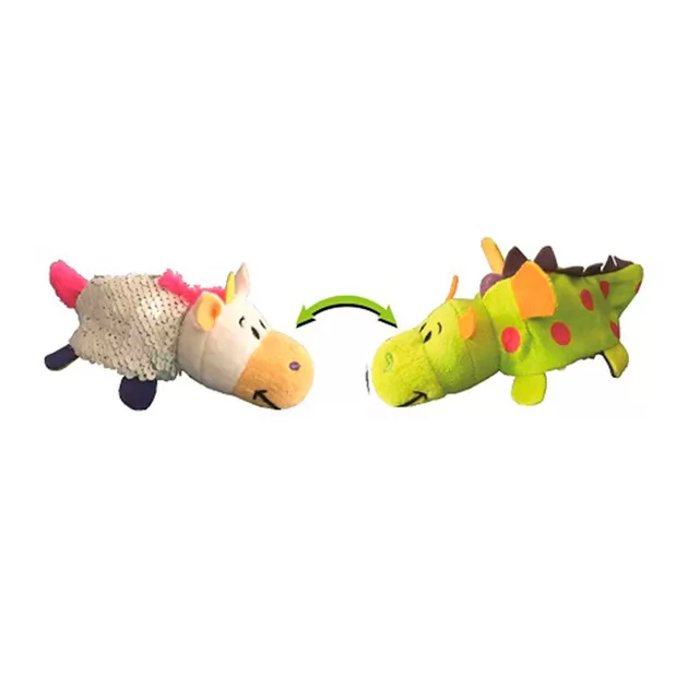 М'Яка Іграшка З Паєтками 2 В 1 - ZooPrяtki - Єдиноріг-Дракон (12 Cm)