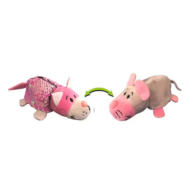 Мягкая Игрушка С Пайетками 2 В 1 - ZooPrяtki - Кот-Мышь (12 Cm)