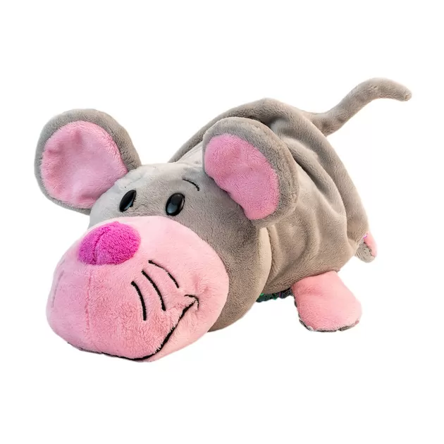 Мягкая Игрушка С Пайетками 2 В 1 - ZooPrяtki - Кот-Мышь (30 Cm)