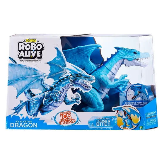 Інтерактивна Іграшка Robo Alive - Сніговий Дракон