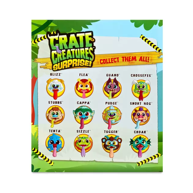 Интерактивная Игрушка Crate Creatures Surprise! Серии Flingers &ndash; Снорт Хог