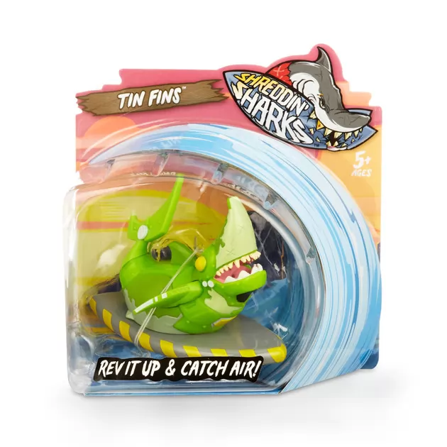 Фингерборд С Фигуркой Shreddin' Sharks - Tin Fins