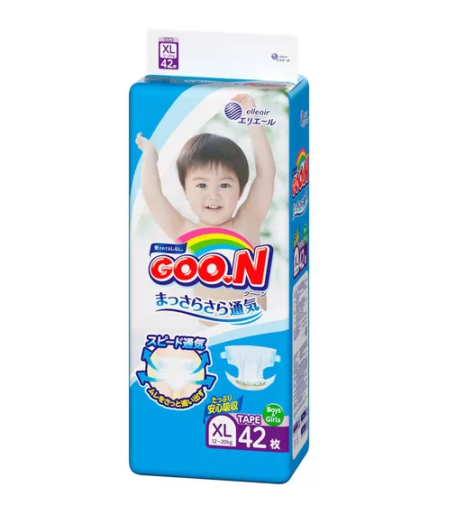 Підгузки Goo.N для дітей колекція 2019 (Розмір XL, 12-20 кг) - 843945_2.jpg - № 1