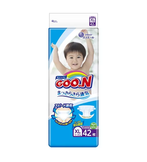 Подгузники Goo.N для детей коллекция 2019 (XL,12-20 кг) - 853945_1.jpg - № 2
