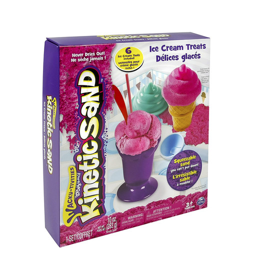 Пісок Для Дитячої Творчості - Kinetic Sand Ice Cream (Рожевий) - 71417-1_6.jpg - № 6