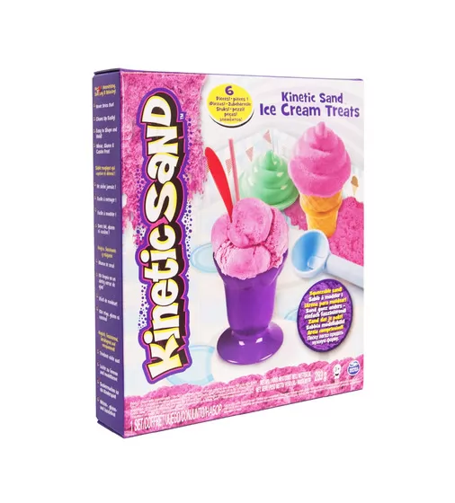 Пісок Для Дитячої Творчості - Kinetic Sand Ice Cream (Рожевий) - 71417-1_1.jpg - № 1