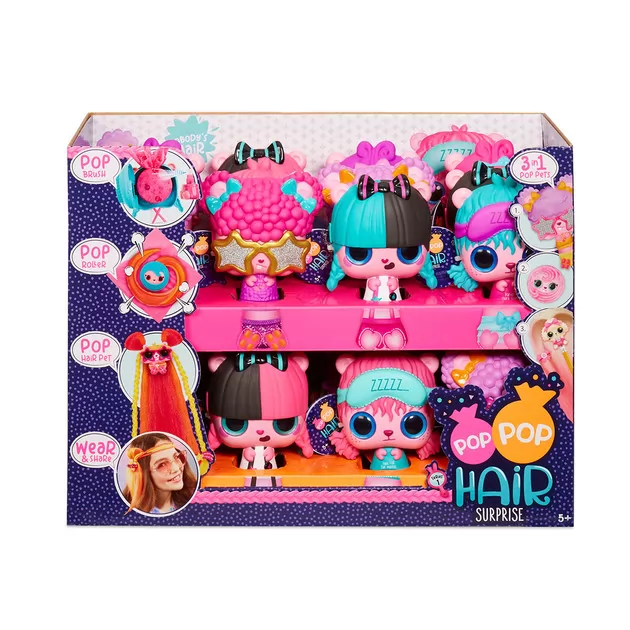 Игровой Набор Pop Pop Hair Surprise &ndash; Модная Прическа