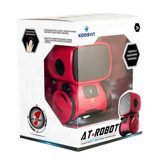 Интерактивный Робот С Голосовым Управлением – AT-Robot (Красный)