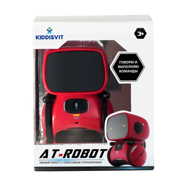 Интерактивный Робот С Голосовым Управлением &ndash; AT-Robot (Красный)