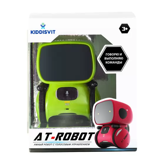 Інтерактивний Робот З Голосовим Керуванням – AT-Robot (Зелений)