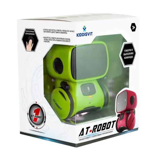 Интерактивный Робот С Голосовым Управлением –  AT-Robot (Зелёный)