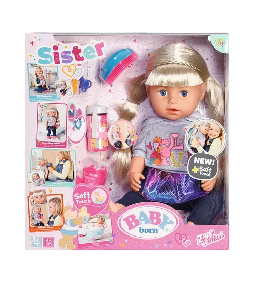 Кукла Baby Born Серии Нежные Объятия - Сестрёнка-Модница - 824603_10.jpg - № 10