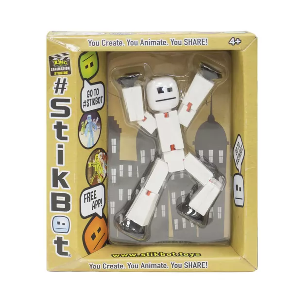Фігурка Для Анімаційної Творчості Stikbot S2 (Білий)
