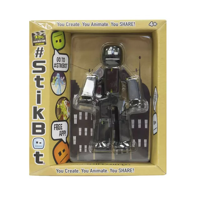 Фігурка Для Анімаційної Творчості Stikbot S1 (Чорний)