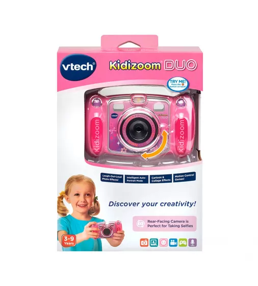 Детская Цифровая Фотокамера - Kidizoom Duo Pink - 80-170853_7.jpg - № 7