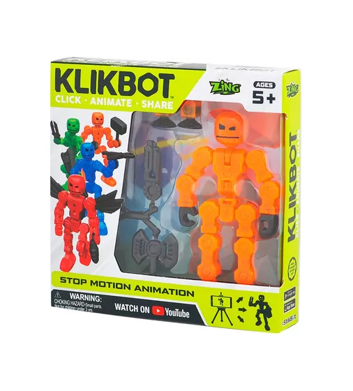 Фигурка Для Анимационного Творчества Klikbot S1 (Оранжевый) - TST1600O_5.jpg - № 5