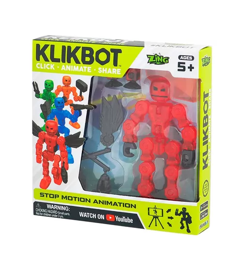 Фигурка Для Анимационного Творчества Klikbot S1 (Красный) - TST1600R_4.jpg - № 4