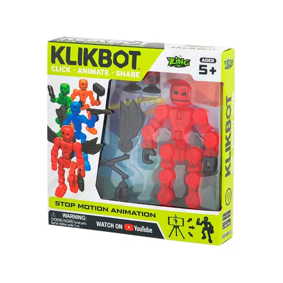 Ігровий Набір Для Анімаційної Творчості Klikbots1 (Червоний)