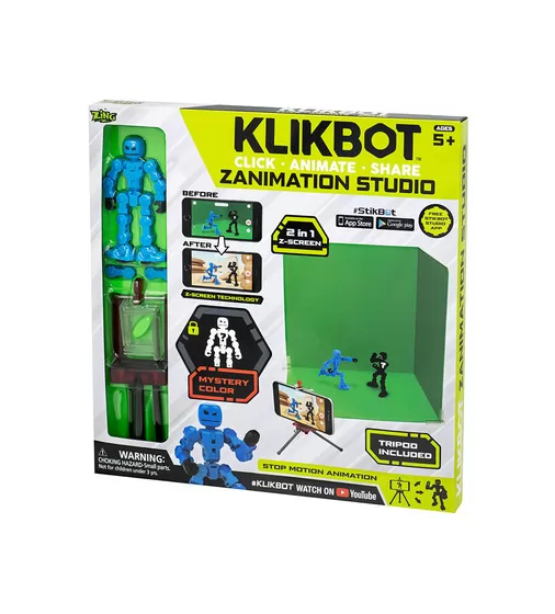 Ігровий Набір Для Анімаційної Творчості Klikbots1 - Студія Z-Screen - TST666_1.jpg - № 1