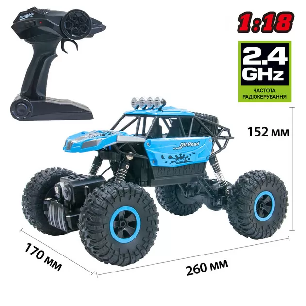 Автомобиль Off-Road Crawler На Р/У &ndash; Super Sport Синий, 1:18)