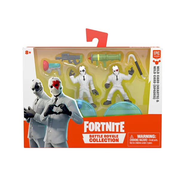 Набор игровых фигурок FORTNITE &ndash; КОЗЫРЬ С КРАСНОЙ МАСКОЙ СЕРДЦЕ и КОЗЫРЬ С ЧЕРНОЙ МАСКОЙ ПИКА