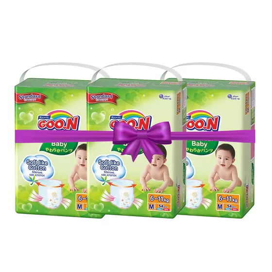 Трусики-подгузники CHEERFUL BABY для детей (M, 6-11 кг, в коробе)