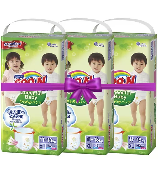 Трусики-підгузники CHEERFUL BABY для дітей (XL, 11-18 кг.) - 853882_2.jpg - № 2