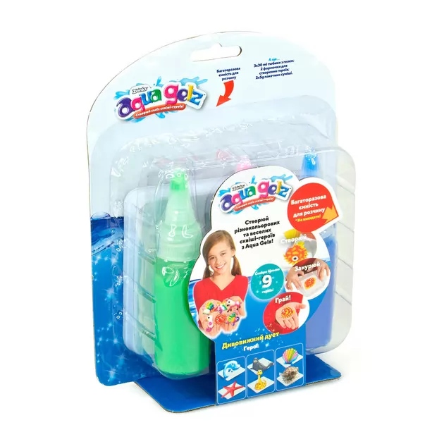 Набір Для Творчості Aqua Gelz Дивовижний Дует - Змійка І Тюлень