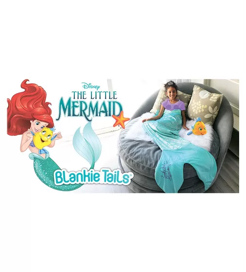 Плед-Хвост Blankie Tails Серии Disney: Русалочка &ndash; Ариэль - BT0093-B_5.jpg - № 5