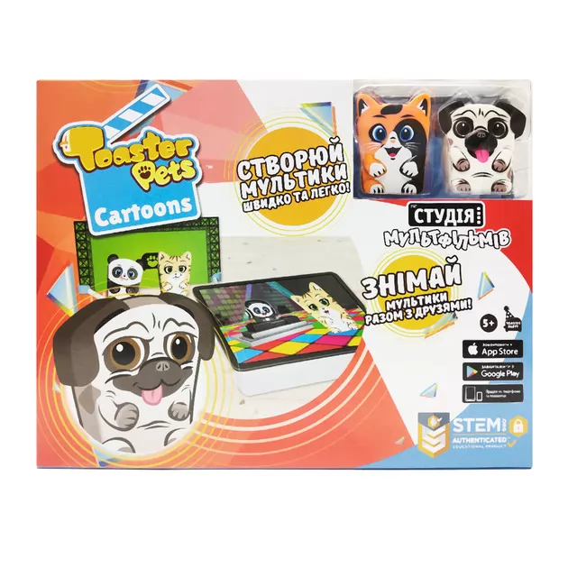 Игровой Набор Для Анимационного Творчества Toaster Pets &ndash; Студия Мультфильмов