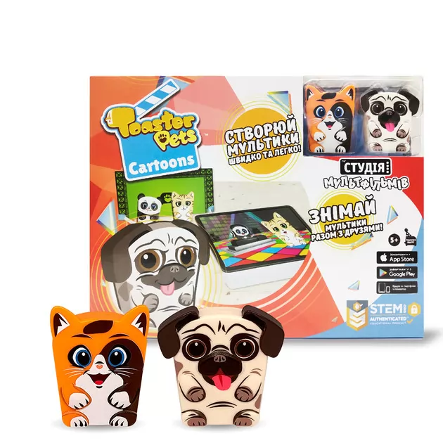 Игровой Набор Для Анимационного Творчества Toaster Pets &ndash; Студия Мультфильмов