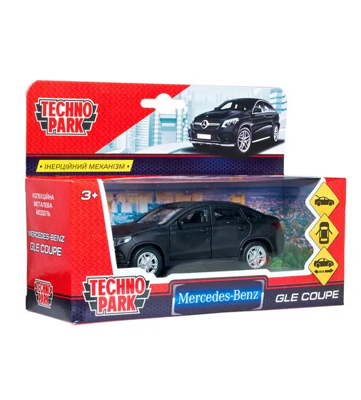 Автомодель - Mercedes-Benz Gle Coupe (Чорний) - GLE-COUPE-BE_4.jpg - № 4