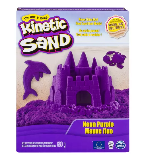 Пісок Для Дитячої Творчості - Kinetic Sand Color (Фіолетовий) - 71409P_1.jpg - № 1