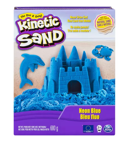 Песок Для Детского Творчества - Kinetic Sand Color (Голубой) - 71409B_1.jpg - № 1