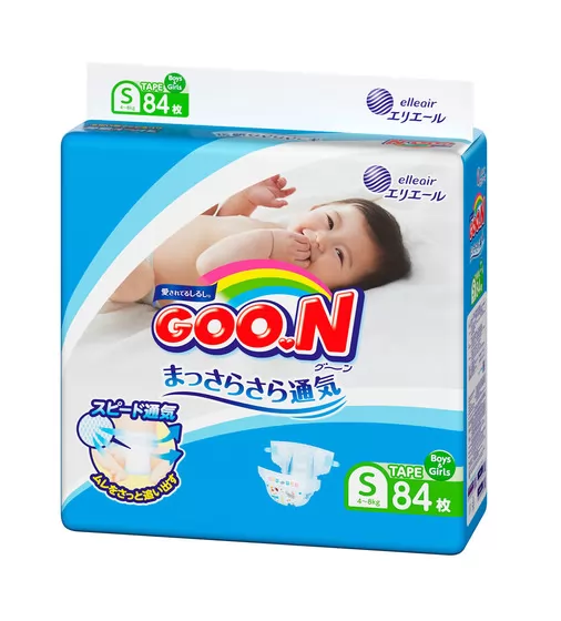 Подгузники Goo.N для детей коллекция 2019 (S, 4-8 Кг) - 853942_2.jpg - № 2