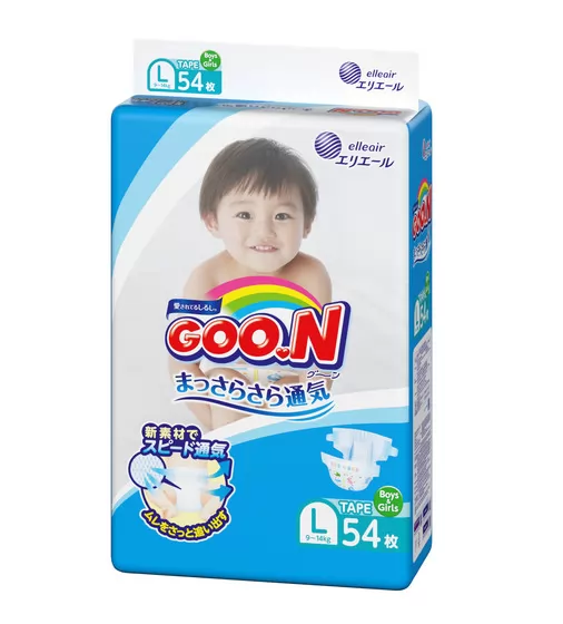 Подгузники GOO.N для детей колекция 2019 (L, 9-14 кг) - 853944_2.jpg - № 2