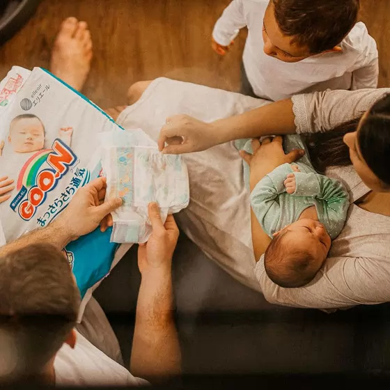 Підгузники GOO.N для немовлят колекція 2019 (SS, до 5 кг.)
