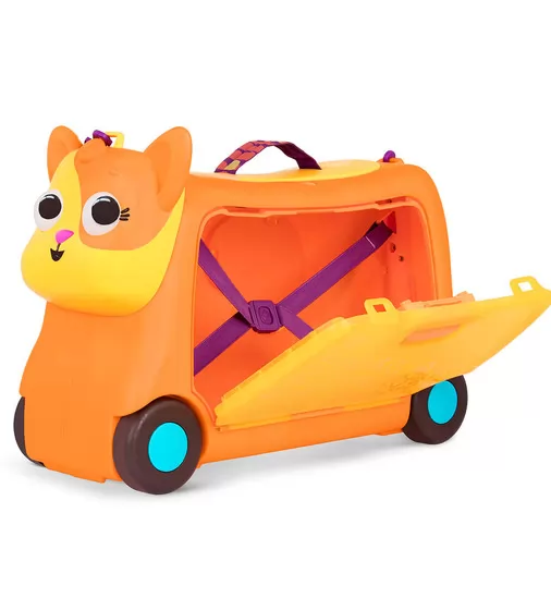 Детский чемодан-каталка для путешествий - Котик-Турист - BX1759Z_4.jpg - № 4