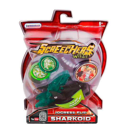 Машинка-трансформер Screechers Wild! S2 L1 - Шаркоїд - EU684204_6.jpg - № 6
