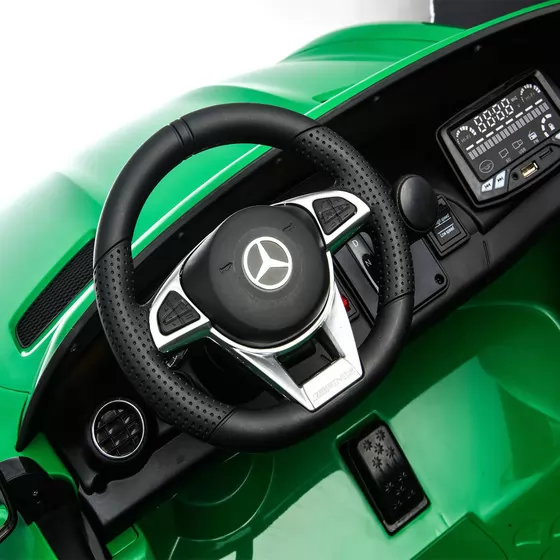 Детский электромобиль HarleyBella - Mercedes-Benz AMG GTR (зеленый)