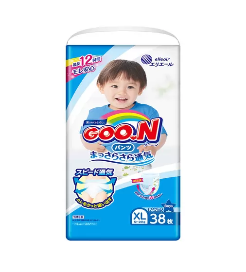 Трусики-підгузки Goo.N для хлопчиків колекція 2019 (XL, 12-20 кг) - 843098_1.jpg - № 1