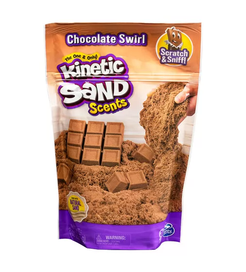 Пісок для дитячої творчості з ароматом - Kinetic Sand Гарячий шоколад - 71473H_1.jpg - № 1