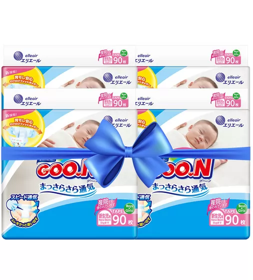 Підгузки GOO.N для немовлят (SS, до 5 кг, 360 шт) - 853941-4_2.jpg - № 2