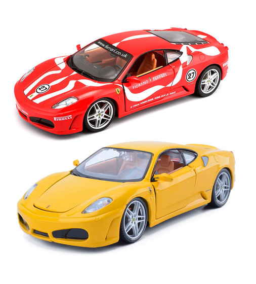 Автомодель - F430 Fiorano (асорті жовтий, червоний, 1:24) - 18-26009_1.jpg - № 1