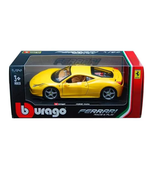 Автомодель - F430 Fiorano (асорті жовтий, червоний, 1:24) - 18-26009_11.jpg - № 11