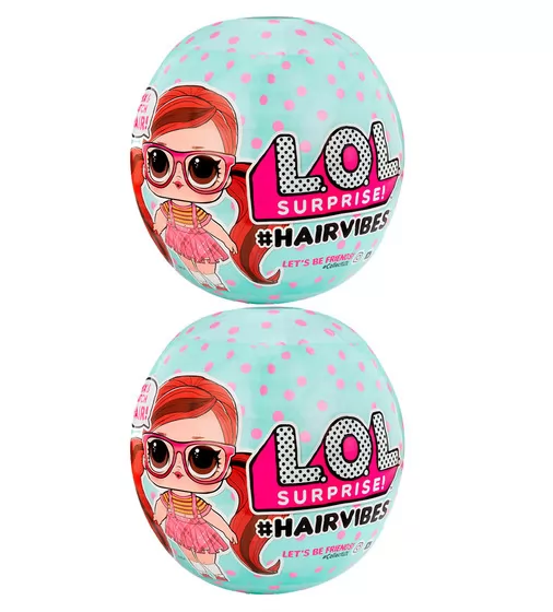 Акционный набор из двух кукол L.O.L Surprise! S6 W1 серии Hairvibes" - Модные прически" - 564744-А_1.jpg - № 1