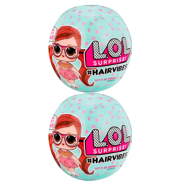 Акційний набір з двох ляльок L.O.L Surprise! S6 W1 серії Hairvibes" - Модні зачіски"