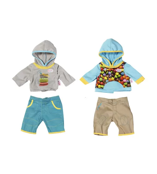 Набор одежды для куклы BABY BORN - СПОРТИВНЫЙ МАЛЫШ  (2 в ассорт.) - 821411_1.jpg - № 1