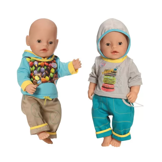 Набор одежды для куклы BABY BORN - СПОРТИВНЫЙ МАЛЫШ  (2 в ассорт.)