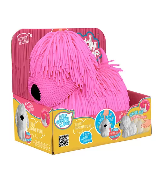 Интерактивная игрушка Jiggly Pup - Озорной щенок (розовый) - JP001-WB-PI_7.jpg - № 7